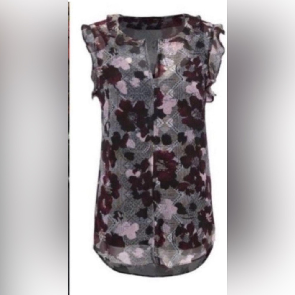 Cabi womens sheer tank top size small